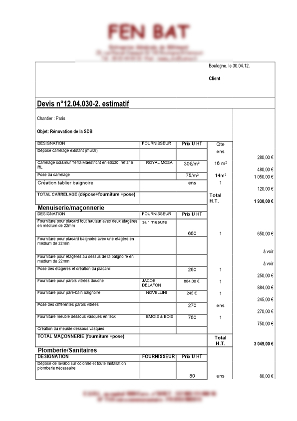 obtenez rapidement un devis pour la rénovation de votre salle de bain à paris. comparez les tarifs et trouvez des artisans qualifiés pour un projet sur mesure adapté à vos besoins et à votre budget.