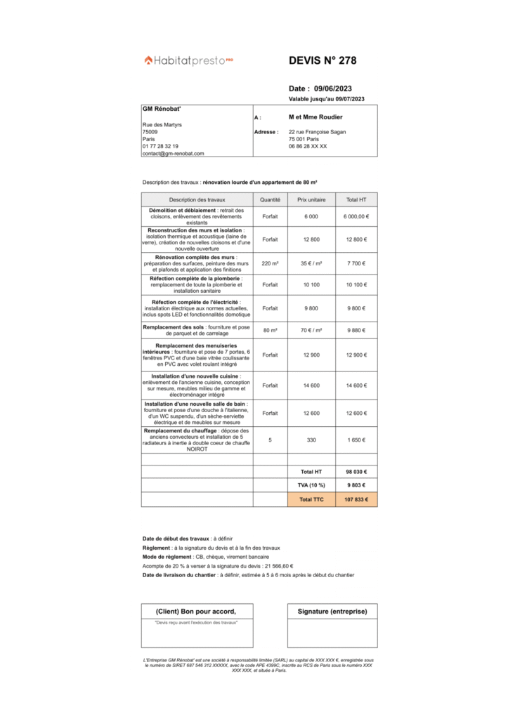obtenez rapidement un devis travaux à paris pour vos projets de rénovation, construction ou aménagement. comparez les offres d'artisans qualifiés et réalisez vos travaux en toute confiance.