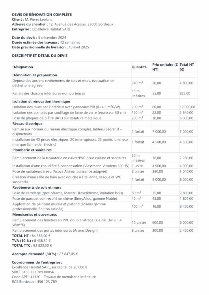 obtenez une estimation précise du coût des travaux de rénovation pour votre appartement ancien. conseils, devis et astuces pour évaluer le budget nécessaire à la rénovation.