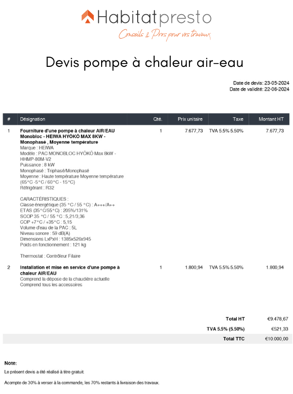 obtenez rapidement un devis chauffage personnalisé pour votre habitation. comparez les prix, trouvez le meilleur installateur et bénéficiez de conseils pour choisir le système le plus adapté à vos besoins et à votre budget.